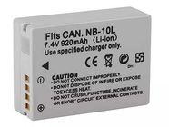 Batterie appareil photo numérique de remplacement pour CANON PowerShot G3X