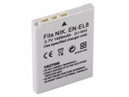 Batterie appareil photo numérique de remplacement pour NIKON Coolpix S2