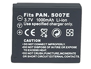 Batterie appareil photo numérique de remplacement pour PANASONIC Lumix DMC-TZ1